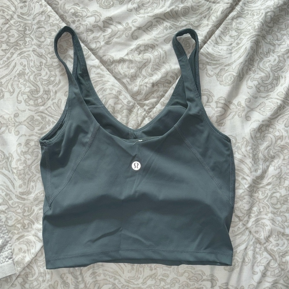 Lululemon align tank top dark teal || size: 2